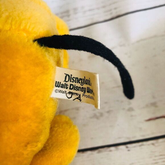 Vintage  Mickey Minnie Hippo Pluto Walt Disney Characters Plush Toy Stuffed - Picture 8 of 12